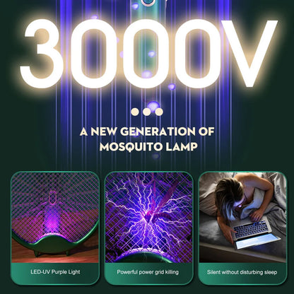USB Bug Zapper & 3000V Mosquito Swatter
