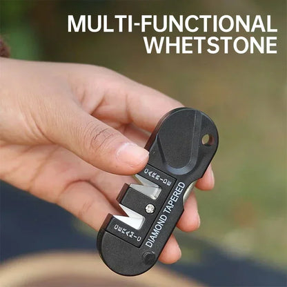 Portable 4-in-1 Mini Whetstone Sharpener | Tungsten Carbide Outdoor Tool