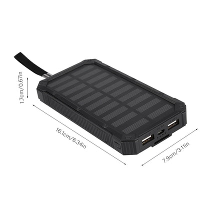 20000mAh Solar Power Bank Case – DIY Dual USB Charger