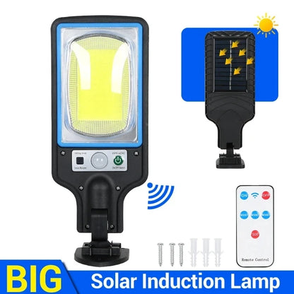 Solar LED Motion Sensor Wall Lamp – Remote & 3 Modes