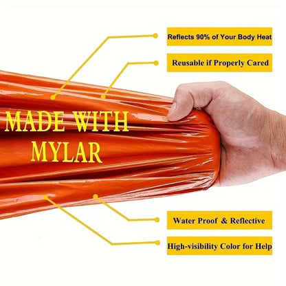 Emergency Waterproof Sleeping Bag – Compact Reusable Thermal Blanket
