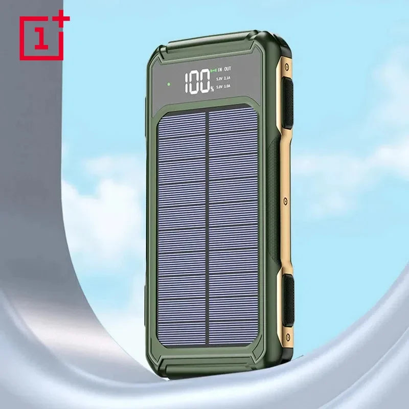 200000mAh Solar Power Bank – 4-in-1 Fast Charging