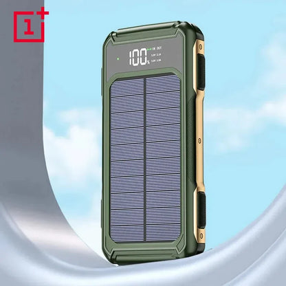 200000mAh Solar Power Bank – 4-in-1 Fast Charging