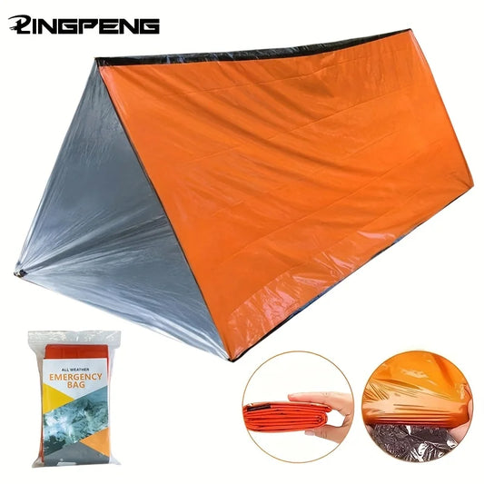 Emergency Mylar Sleeping Bag – Waterproof Thermal Blanket for Camping