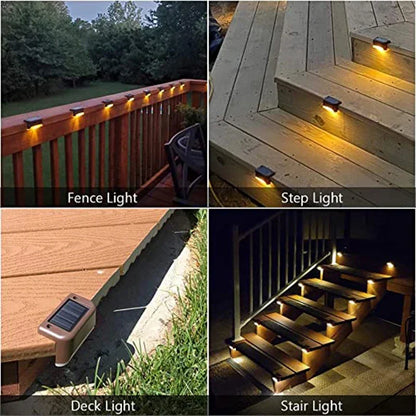 Solar LED Garden Lights – Waterproof IP65 Step & Deck Lights