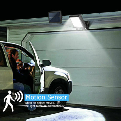 Solar LED Motion Sensor Flood Light – Waterproof Security