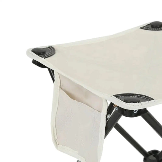 Camping Stool with Storage Bag & Recliner Foot Rest Chair