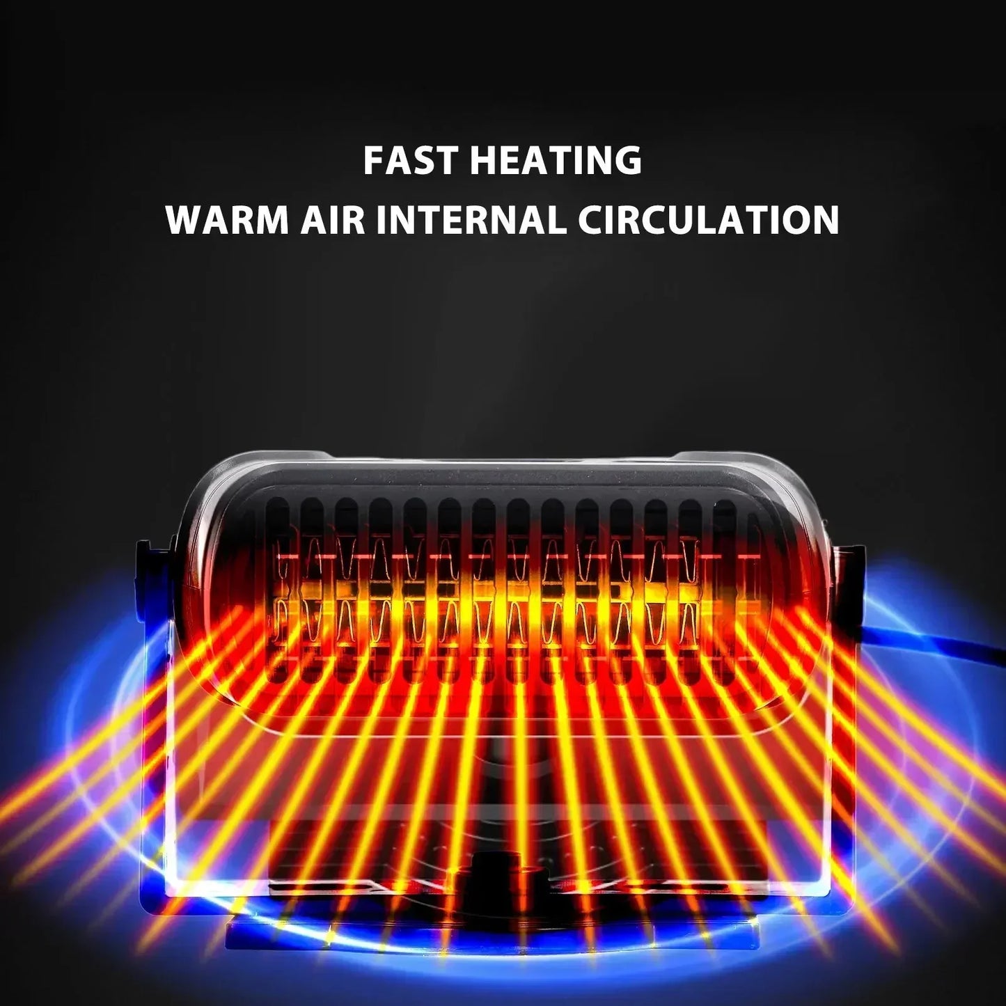 Solar Car Heater & Windshield Defroster – Portable Winter Heater