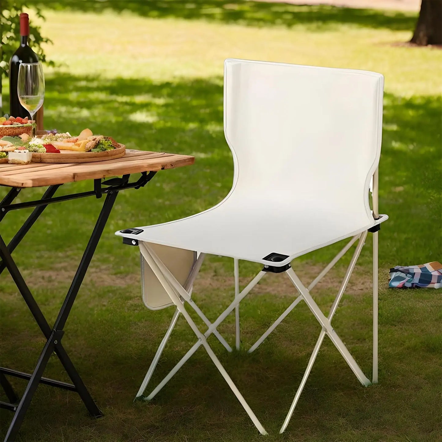 Foldable Portable Fishing Chair | Heavy Duty Outdoor Camping Seat