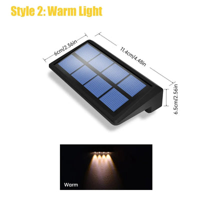 Solar Fence Lights – RGB Color Changing & Waterproof