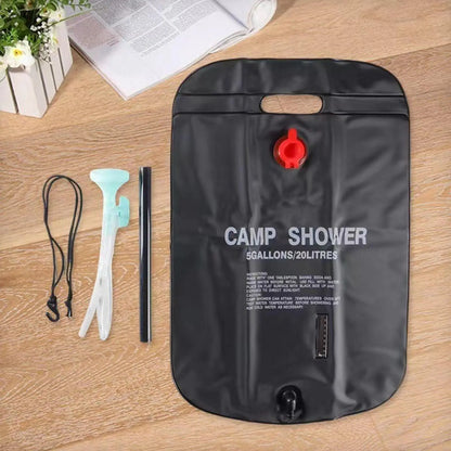 20L Solar Heated Camping Shower Bag