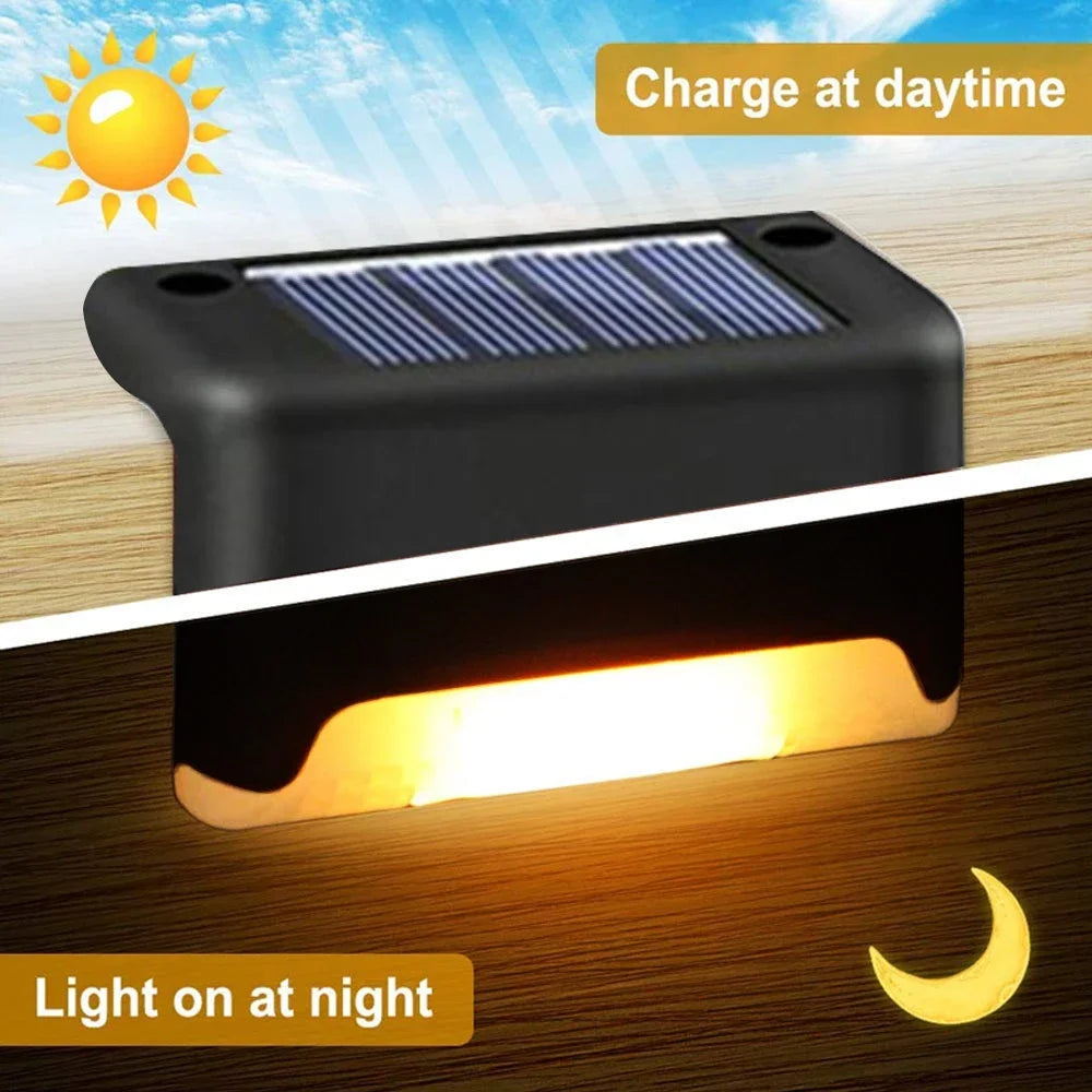 Solar LED Garden Lights – Waterproof IP65 Step & Deck Lights