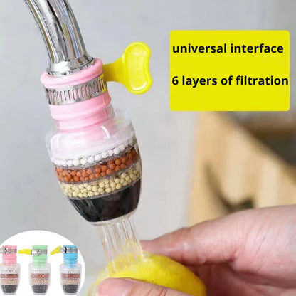 6-Layer Water Filter Tap Purifier