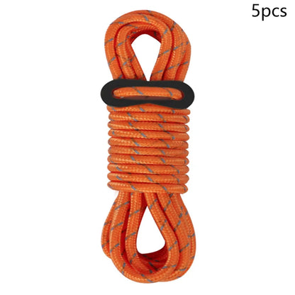 Reflective Tent Ropes with Buckles | Windproof Camping Cords