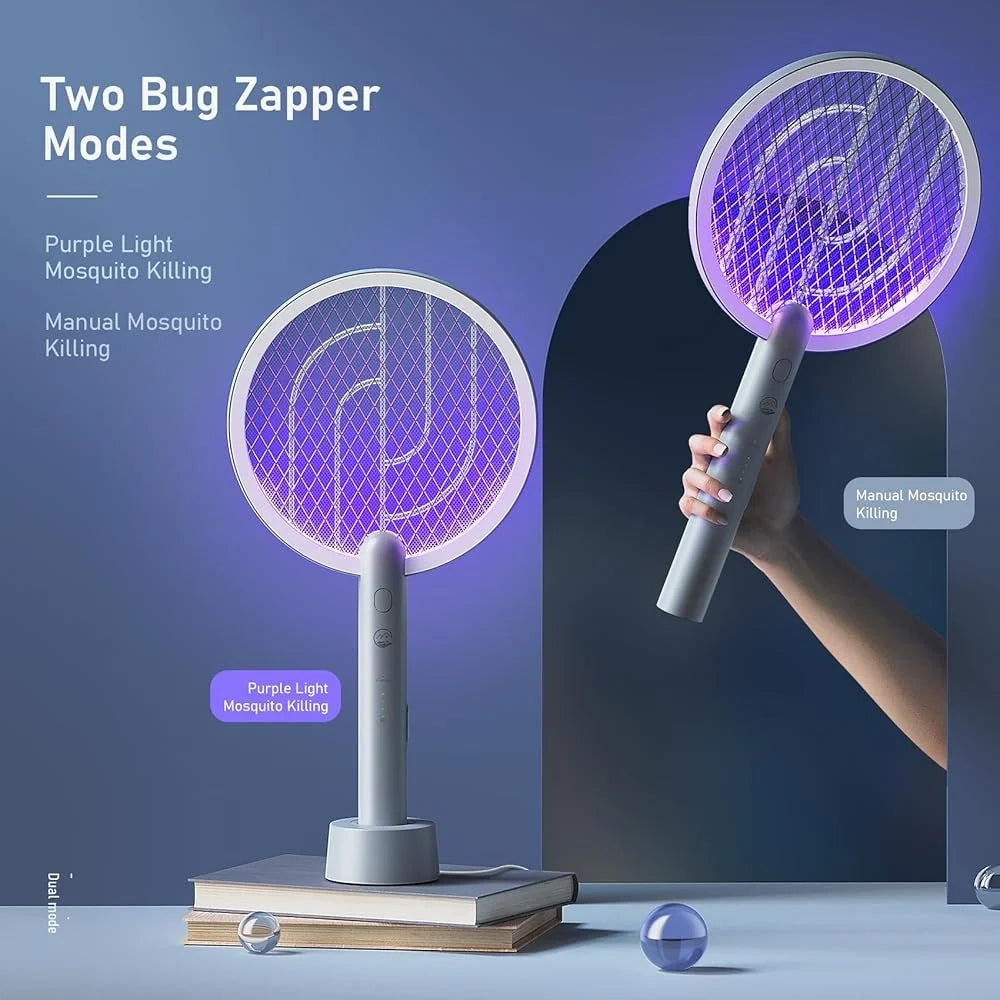 4000V USB Electric Fly Swatter Bug Zapper