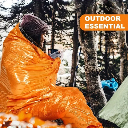 Emergency Waterproof Sleeping Bag – Compact Reusable Thermal Blanket