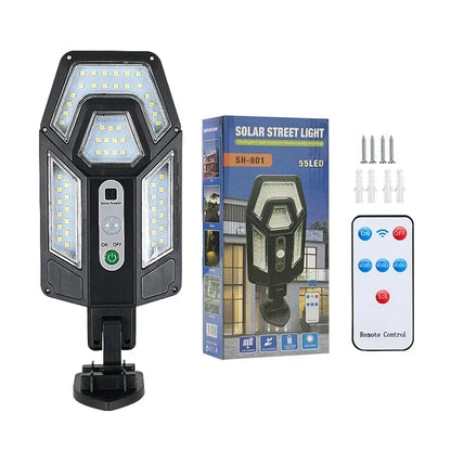 210 Solar LED Wall Light – Motion Sensor & Waterproof