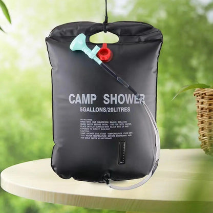 20L Solar Heated Camping Shower Bag
