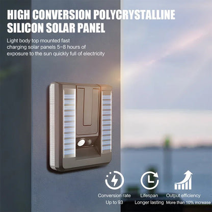 Foldable 120° Solar LED Light – Motion Sensor Outdoor Lamp