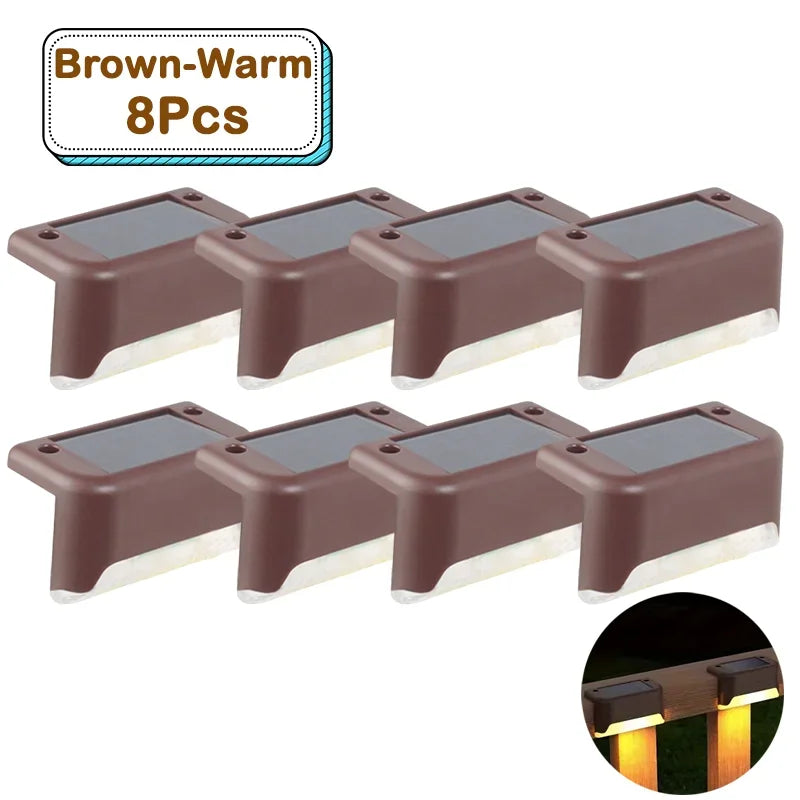 Solar LED Garden Lights – Waterproof IP65 Step & Deck Lights