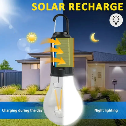 Solar USB Party & Camping Lights with Hooks