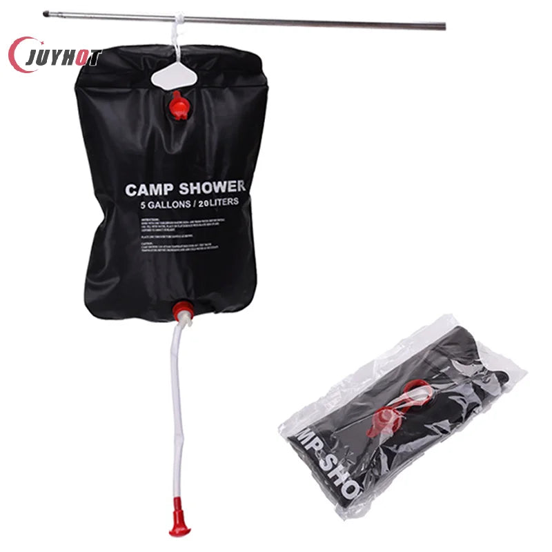 Solar Camping Shower Bag with Hose & Shower Head