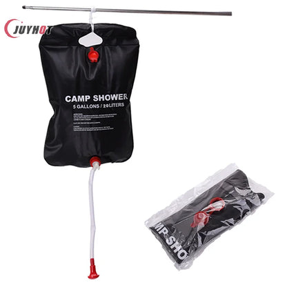 Solar Camping Shower Bag with Hose & Shower Head