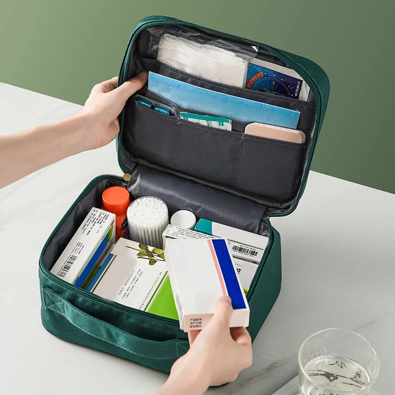 Portable Multifunctional First Aid Kit Bag | Hiking & Travel Medical Organizer