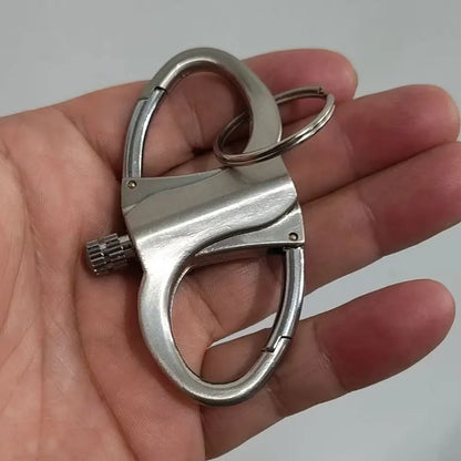 Keychain Fire Starter Reusable Windproof Metal Lighter