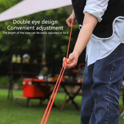 Reflective Tent Ropes with Buckles | Windproof Camping Cords