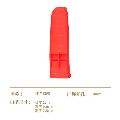 Plastic Outdoor Survival Whistle | Dual Pipe Emergency Rescue Tool