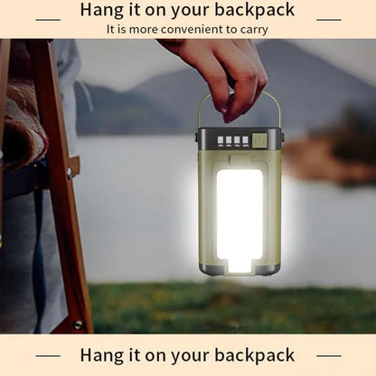 Foldable Solar Camping Light & Power Bank