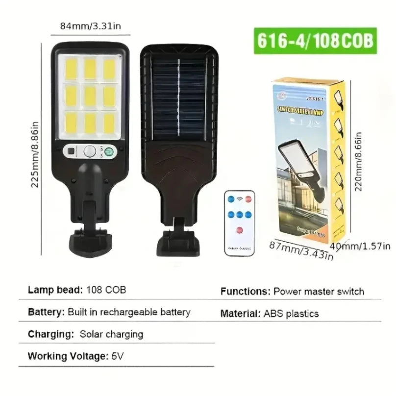 Solar LED Wall Light – Motion Sensor Waterproof Outdoor