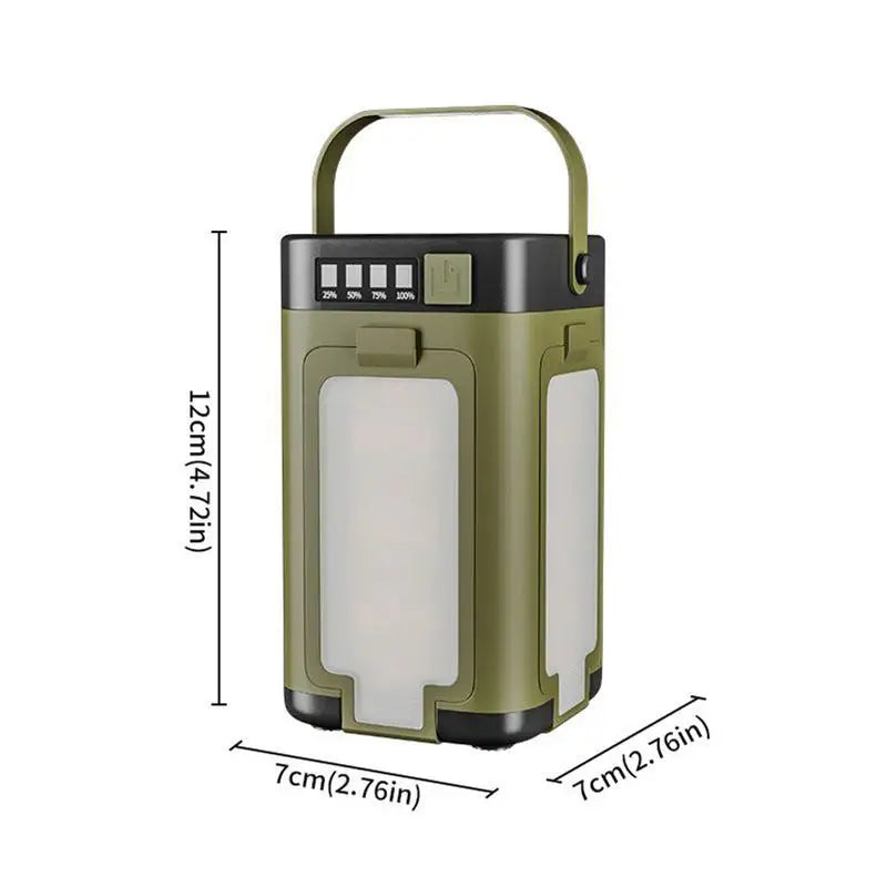 Foldable Solar Camping Light & Power Bank