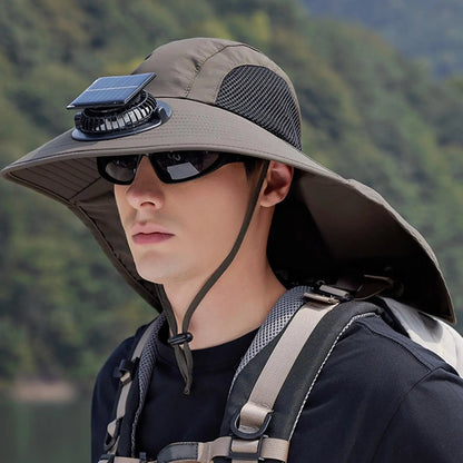 Solar Fan Hat – USB & Solar Powered Cooling Hat