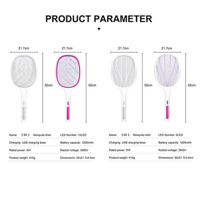 USB Mosquito Killer Lamp & 3000V Fly Swatter