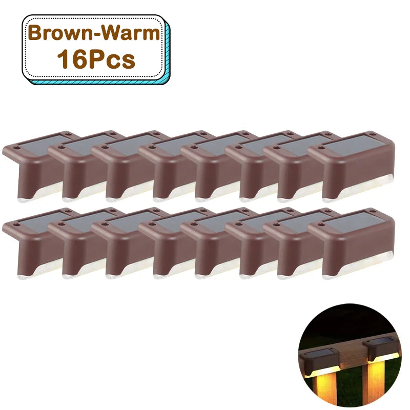 Solar LED Garden Lights – Waterproof IP65 Step & Deck Lights