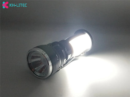 Solar Rechargeable LED Flashlight & Camping Lantern