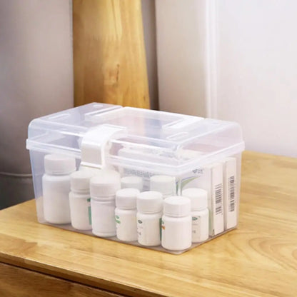 First Aid Medical Kit – Travel & Camping Medicine Storage Box