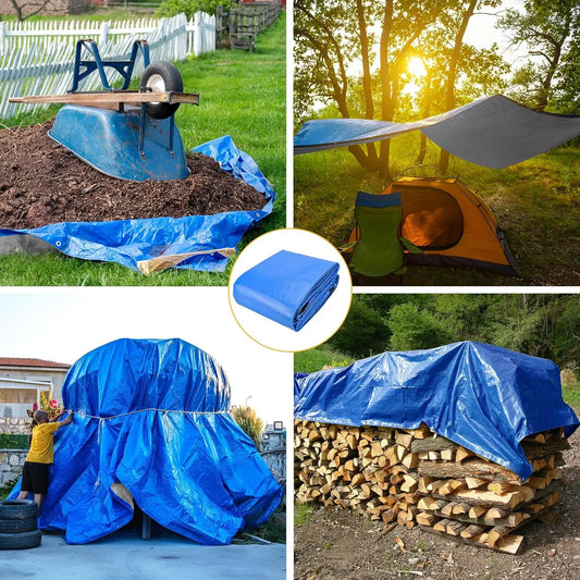 Heavy Duty Waterproof Tarpaulin UV Resistant Camping Cover