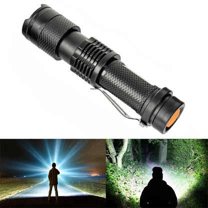 Portable Mini Zoom Flashlight | Adjustable Camping Light
