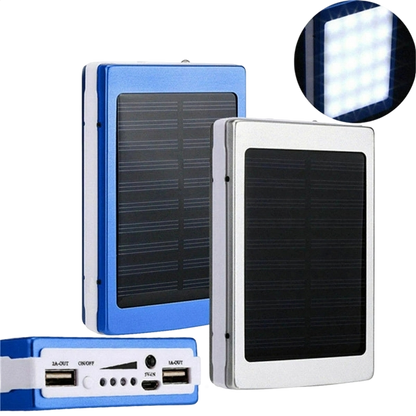 5x18650 Power Bank Case – USB & Solar Dual Charger | Vibmory