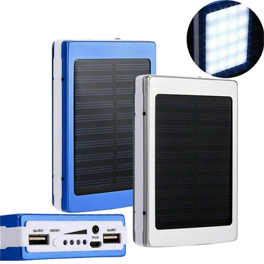 5x18650 Power Bank Case – USB & Solar Dual Charger | Vibmory